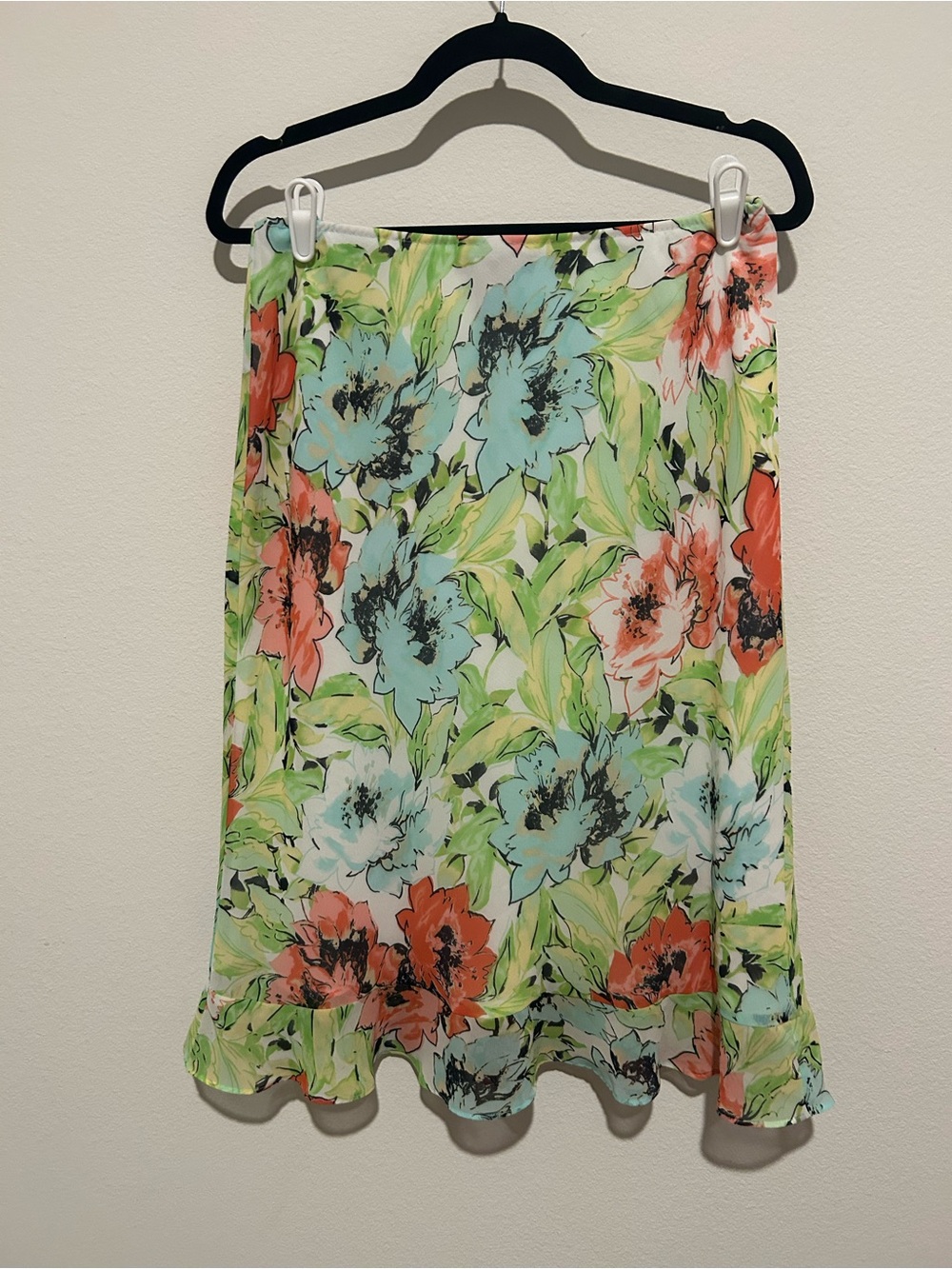 Apostrophe Multicolored Floral Midi Skirt